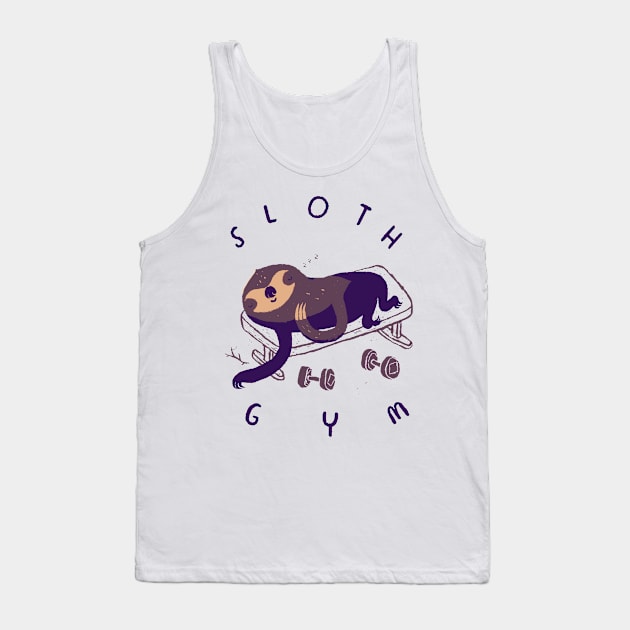 sloth gym Tank Top by crackdesign